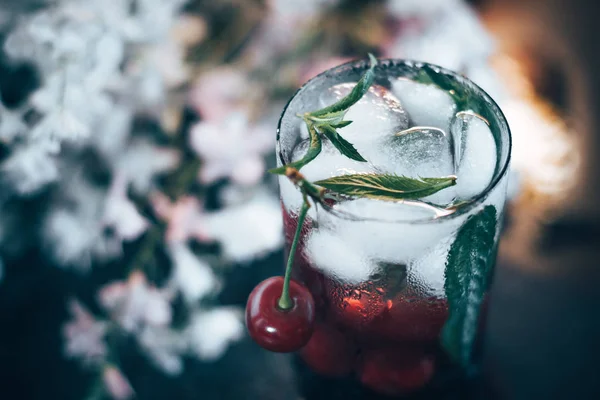여름 과일 및 아이스 음료를 냉각. — 스톡 사진