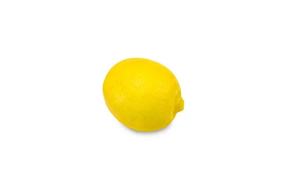Limón fresco aislado sobre fondo blanco — Foto de Stock