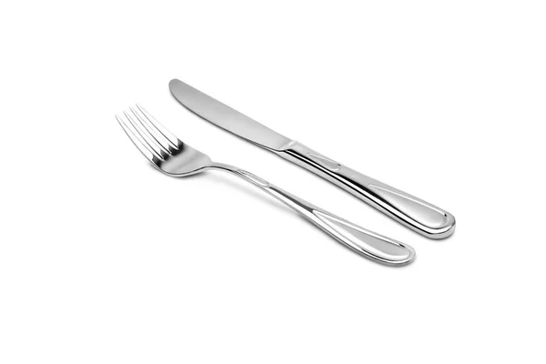 Cutlery isolated on white background — Stock Photo, Image