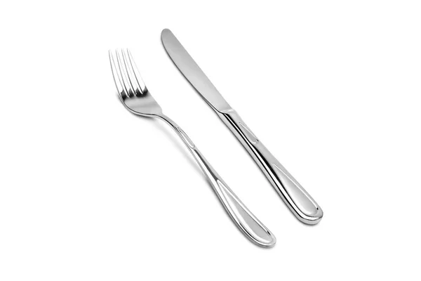 Cutlery isolated on white background — Stock Photo, Image