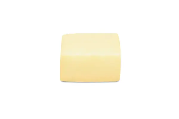 흰색 배경에 고립 된 신선한 버터 — 스톡 사진