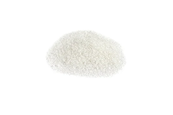 Açúcar isolado sobre fundo branco — Fotografia de Stock