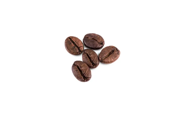 Coffee beans isolated on white background — Stock Photo, Image