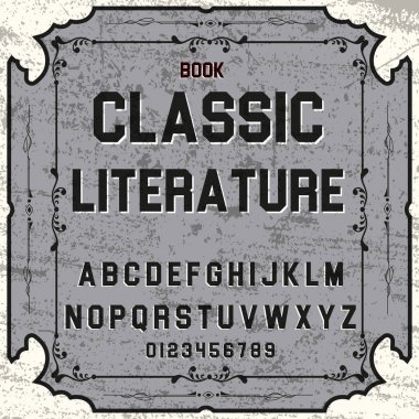 Yazı tipi komut dosyası yazı tipi klasik edebiyat vintage komut dosyası yazı tipi-vektör yazı Etiketler ve herhangi bir türü designs.jpg