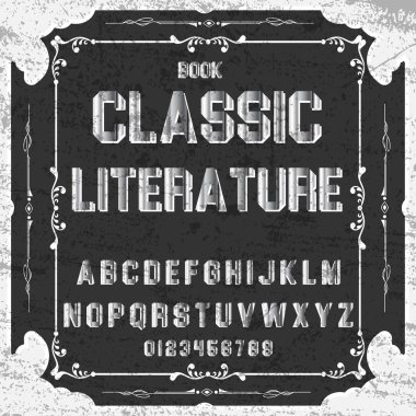 Yazı tipi komut dosyası yazı tipi klasik edebiyat vintage komut dosyası yazı tipi-vektör yazı Etiketler ve herhangi bir türü designs.jpg