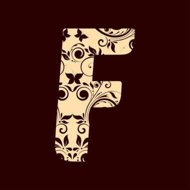 çiçek yazı tipi yazı alfabesi