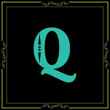 ONT alfabe yazı vektör