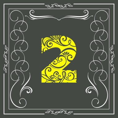 çiçek yazı tipi alfabe desen yazı 