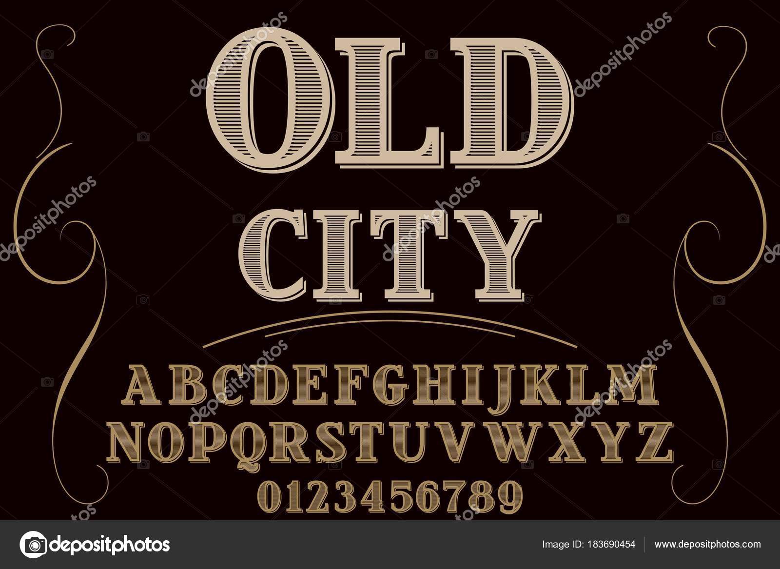 Download Vintage Font Handcrafted Vector Script Alphabet Design Handwritten Brush Retro Stock Vector C Elnara Balayeva 183690454 Yellowimages Mockups
