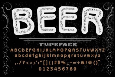 Vintage yazı tipi el işi vektör komut dosyası alfabesi, el yazısıyla yazılmış tasarım, fırça, retro, eski tarzı tasarım, mektuplar, vintage, etiketleri, illüstrasyon, grunge, grafik, afiş