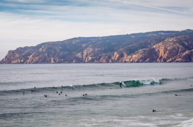 Guincho Plajı'nda deniz manzarası