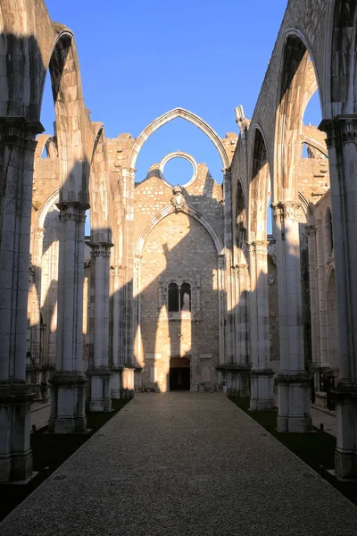 Ruínas do antigo Convento do Carmo — Fotografia de Stock