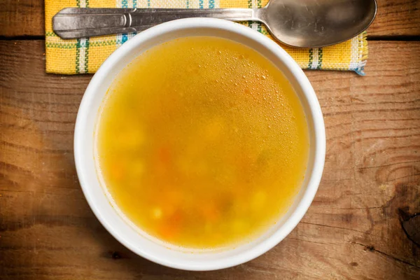 Bowl of vegetable soup — Stock Photo, Image