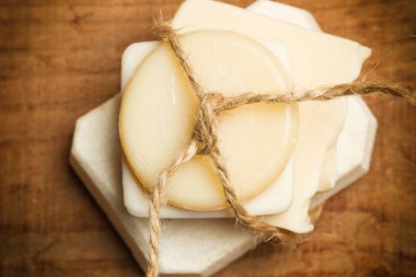 Aromatik el yapımı Sabun bağlı