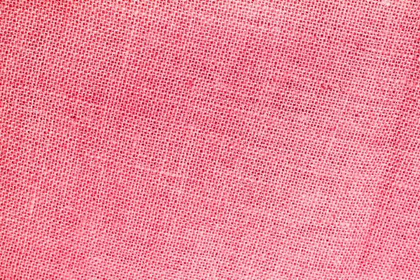 Rózsaszín zsákvászon textúra — Stock Fotó