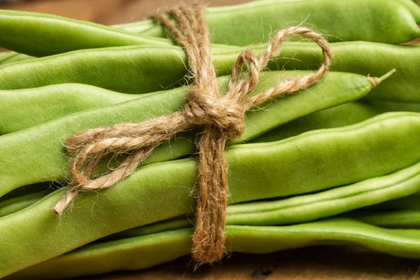 Gebundene grüne Bohnen — Stockfoto