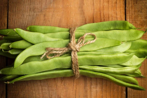 Bundet gröna bönor — Stockfoto