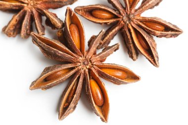Üç yıldız anason izole