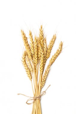 Buğday sapı izole bir görünüm