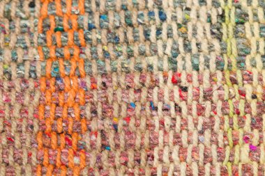 Bir bez doku arka görünümü kapatmak