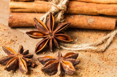 kabuk tarçın ve anason yıldız