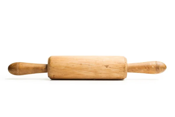 独立したビューで木製の麺棒 — ストック写真