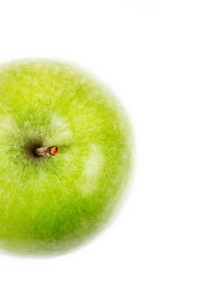 Ein Isolierter Grüner Apfel — Stockfoto