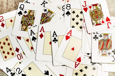 Oyun ve poker kartları ile kumar