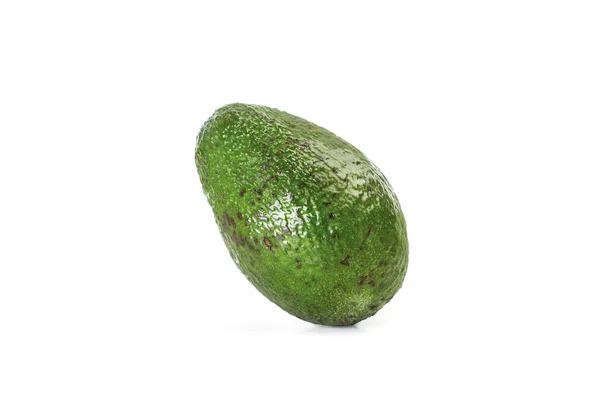 Eine Avocado Auf Weißem Hintergrund — Stockfoto
