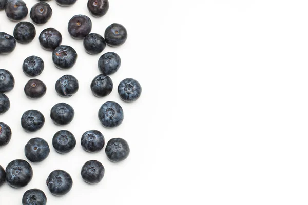 Blueberries White Background Isolated — Stock Photo, Image