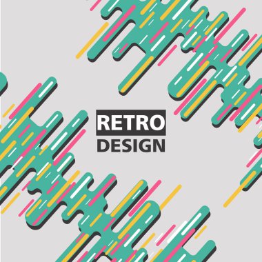 retro arka plan. vektör çizim