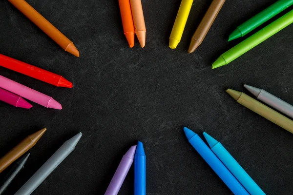 Fondos con lápices de colores —  Fotos de Stock