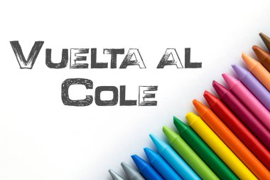 Arka plan boya kalemi ile