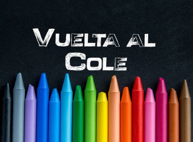 Arka plan boya kalemi ile