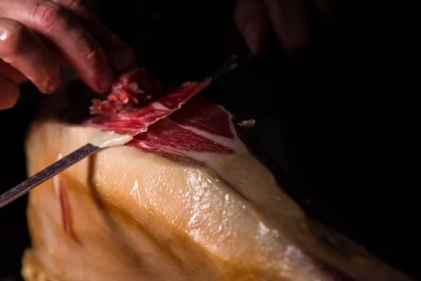 Iberian ham cutter — Stock Photo, Image