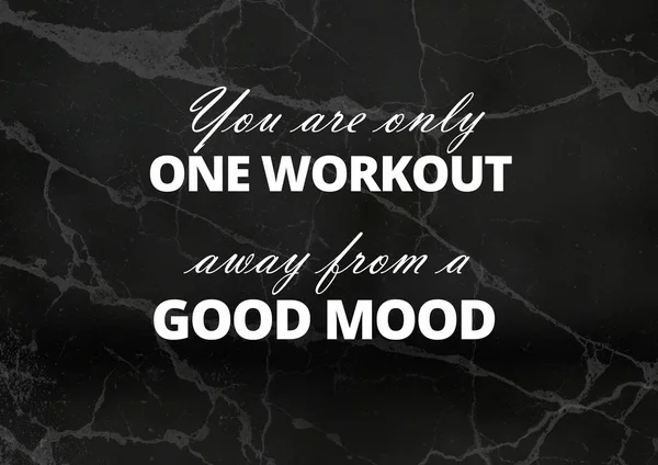 Motivation fitness citations pour une meilleure séance d'entraînement — Photo
