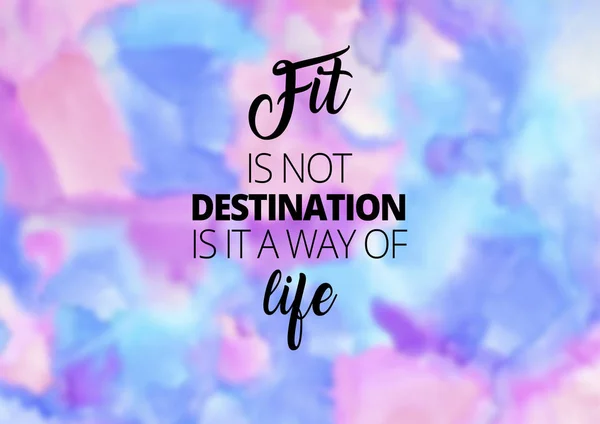 Fitness motivation quotes — Stock Photo, Image