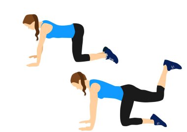 Daha iyi bir egzersiz için egzersiz - Eşek tekmesi