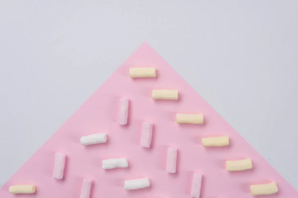 Abstract pastel texture with marshmallow. Background. Copy space — Stock Photo, Image