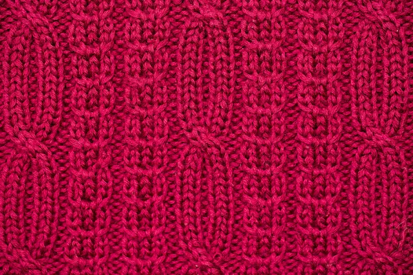 Texture dello sfondo in tessuto lavorato a maglia. Ornamento lavorato a maglia . — Foto Stock