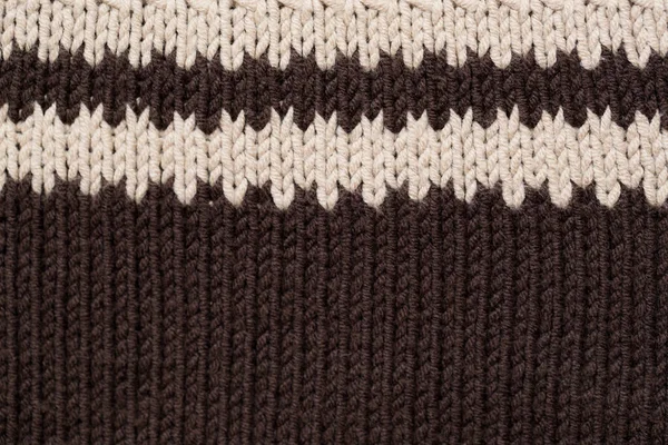 Texture du fond tricoté. Ornement . — Photo