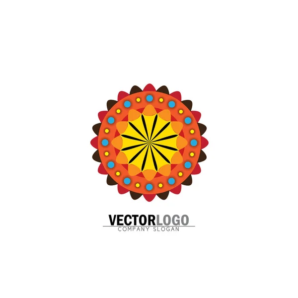 Logotipo de vectores de diseño floral para boutique, spa, floristería, busine — Vector de stock