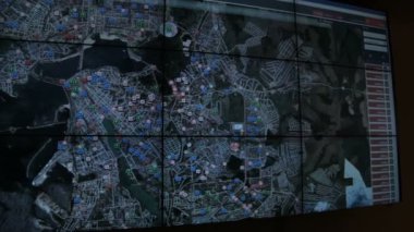 göl ve plan nesnesinin şehir haritası 