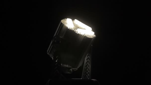 Proyector led luces — Vídeo de stock