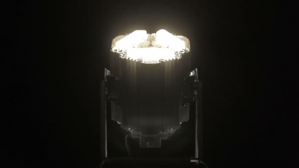 LED projektor lampor — Stockvideo