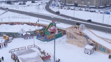 Kış eğlence park sınırları