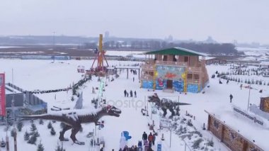 Kış eğlence park sınırları