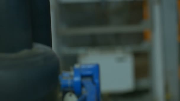 Industrial compressor with pipes — Stock Footage Industrial compressor with pipes Stock Footage