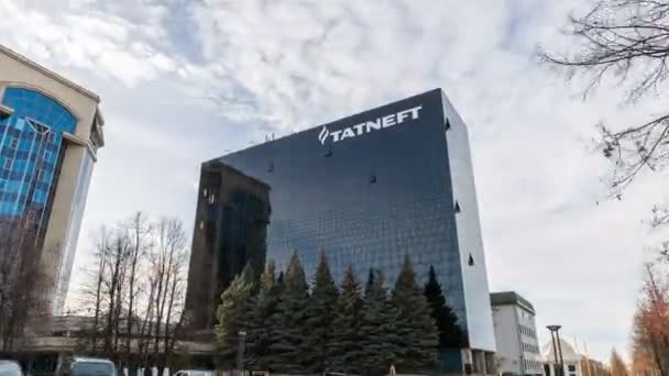 Edifício de escritórios Tatneft moderno — Vídeo de Stock
