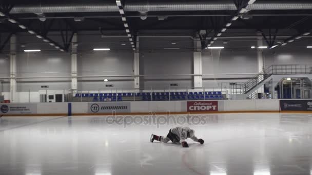 Kazan Tatarstán Rusia Septiembre 2016 Tipo Cámara Lenta Ropa Entrenamiento — Vídeos de Stock